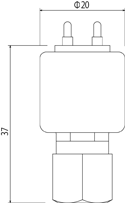 SPS-36(SUS)の外形図